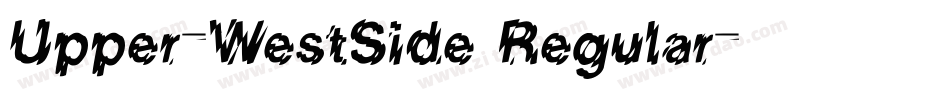 Upper-WestSide Regular字体转换